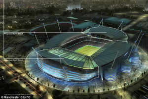 Sân Etihad sẽ có thêm khoảng 14 ngàn chỗ ngồi.