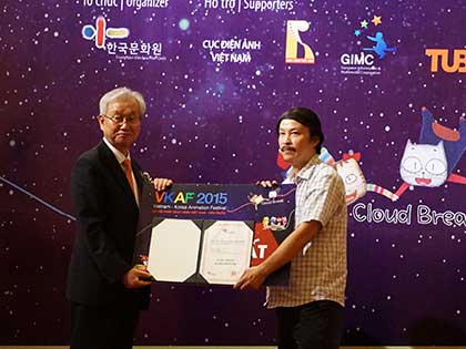 Khai mạc Lễ hội Hoạt hình Việt - Hàn, trao giải cho 3 phim