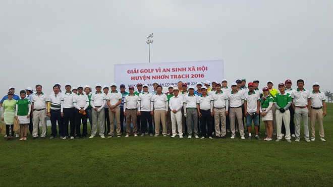 Giải Golf từ thiện quyên góp được 2 tỉ đồng cho huyện Nhơn Trạch, Đồng Nai