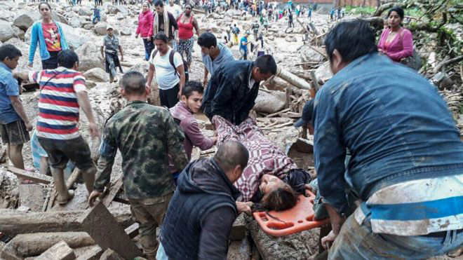 Lở đất kinh hoàng tại Colombia khiến 200 người thiệt mạng