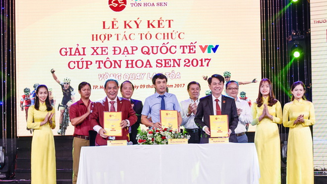  Hơn 7 tỷ đồng cho giải xe đạp quốc tế VTV Cúp Tôn Hoa Sen 2017
