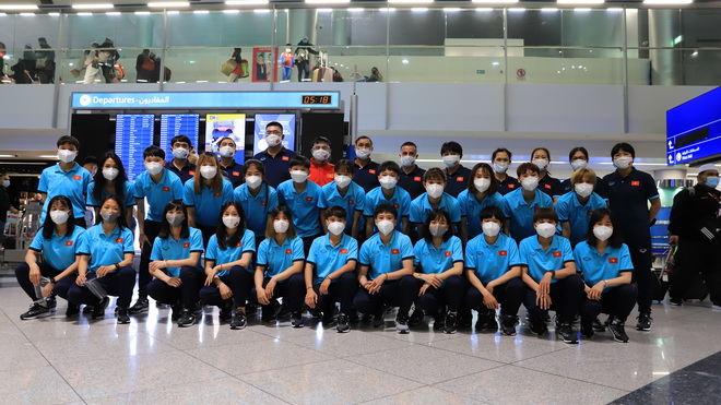 Tuyển nữ Việt Nam đã có mặt tại Tajikistan, sắp đá vòng loại giải châu Á