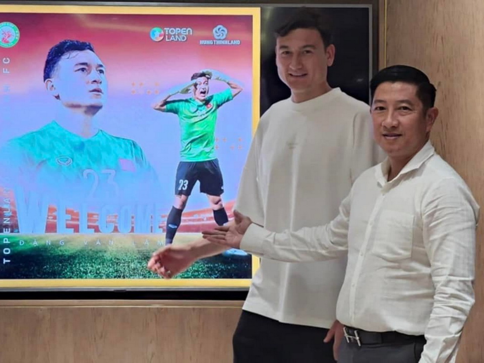 Văn Lâm tái xuất V-League, gia nhập Topenland Bình Định