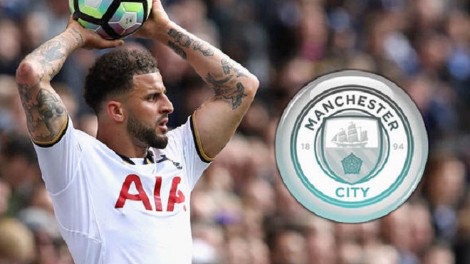 NÓNG: Man City đồng ý mua Kyle Walker của Tottenham với giá 50 triệu bảng