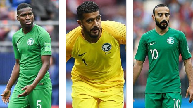 Ba cầu thủ Saudi Arabia phải nhận án phạt vì... thua đậm Nga 0-5