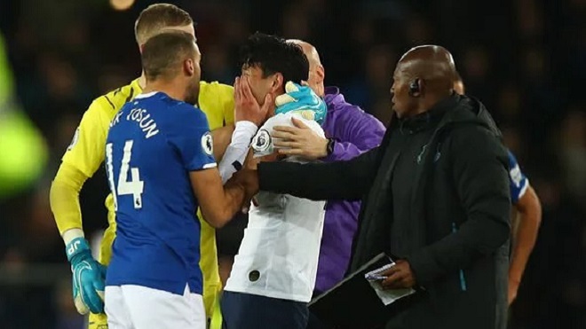 ket qua bóng đá, Everton 1-1 Tottenham, kết quả bóng đá Anh, Andre Gomes gãy chân, Son Heung Min, kết quả bóng đá hôm nay, bảng xếp hạng ngoại hạng Anh, chấn thương