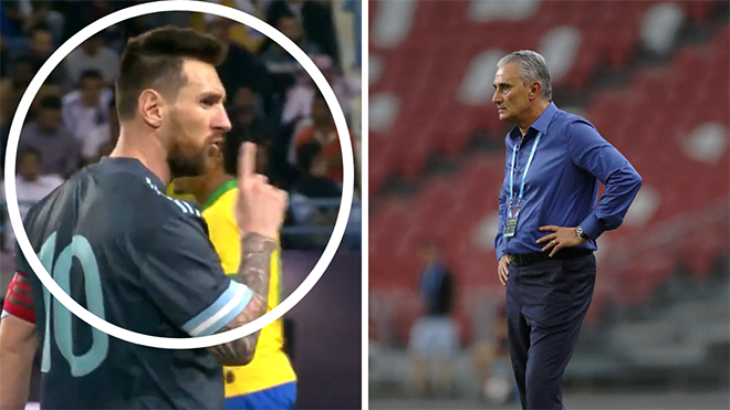 Thua Argentina, HLV Brazil nổi giận vì bị Messi bắt ‘câm miệng’