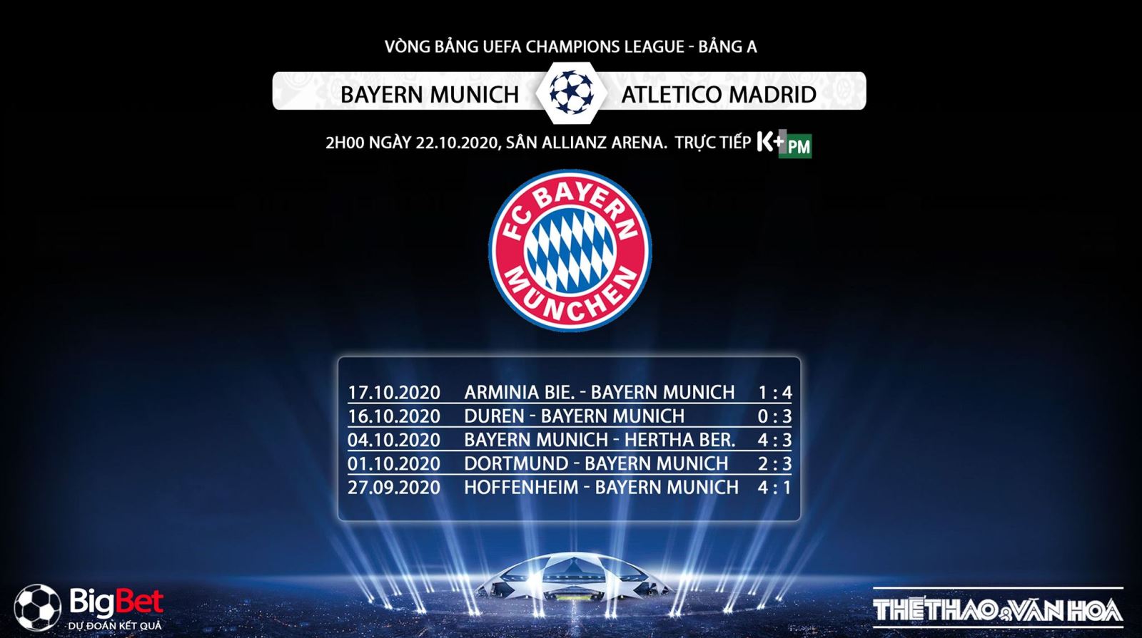 Keo nha cai, kèo nhà cái, Bayern Munich vs Atletico Madrid, Trực tiếp bóng đá Cúp C1 châu Âu, K+PM, trực tiếp bóng đá Bayern Munich đấu với Atletico Madrid, kèo bóng đá