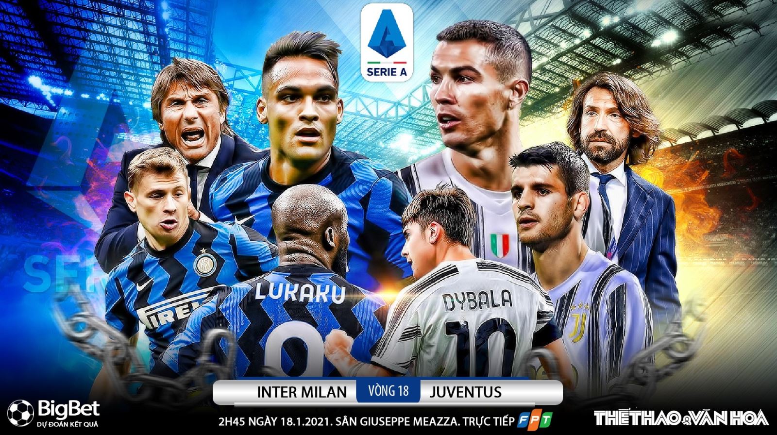 Link xem trực tiếp Inter vs Juventus. Trực tiếp bóng đá ...