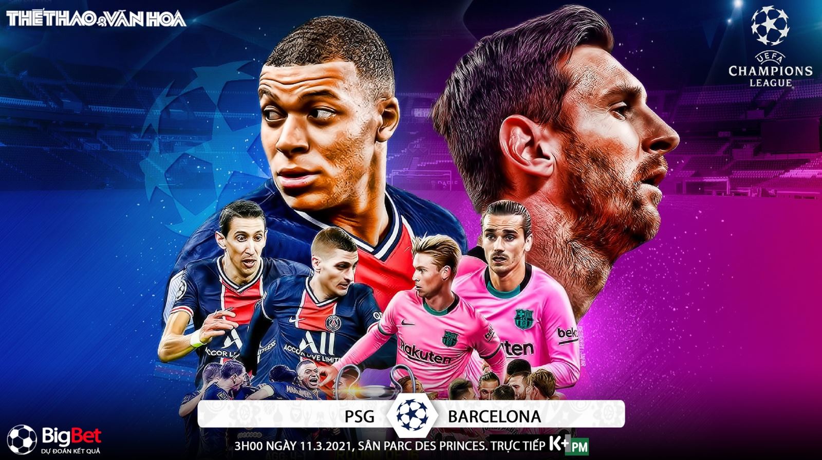 Kèo nhà cái. PSG vs Barcelona. Trực tiếp bóng đá. Vòng 1/8 ...