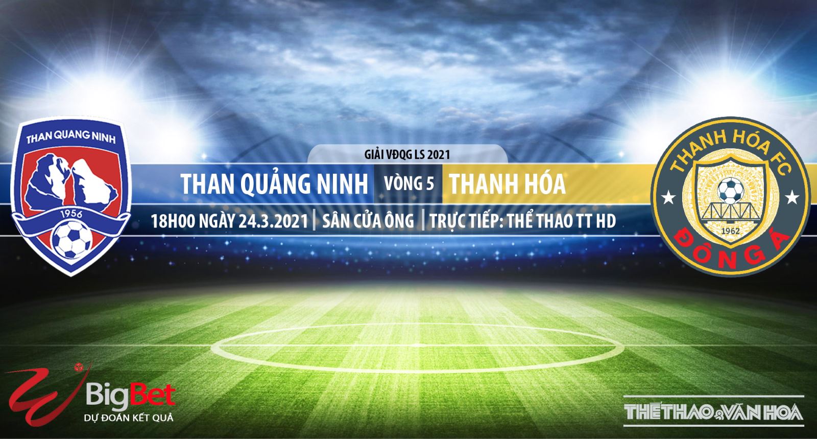 Soi kèo nhà cái Than Quảng Ninh vs Thanh Hóa. Trực tiếp vòng 5 V-League 2021