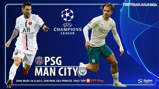 Soi kèo nhà cái PSG vs Man City và nhận định bóng đá Cúp C1/Champions League (2h00, 29/9)