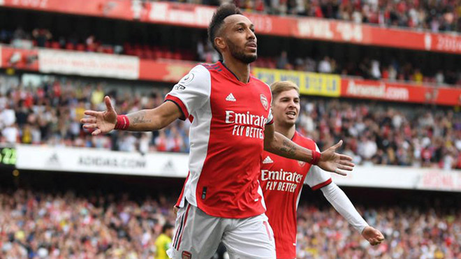 Arsenal 1-0 Norwich: Aubameyang giúp Pháo thủ có chiến thắng đầu tiên