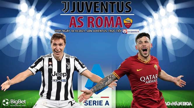 Soi kèo nhà cái Juventus vs Roma. Nhận định, dự đoán bóng đá Ý (1h45, 18/10)