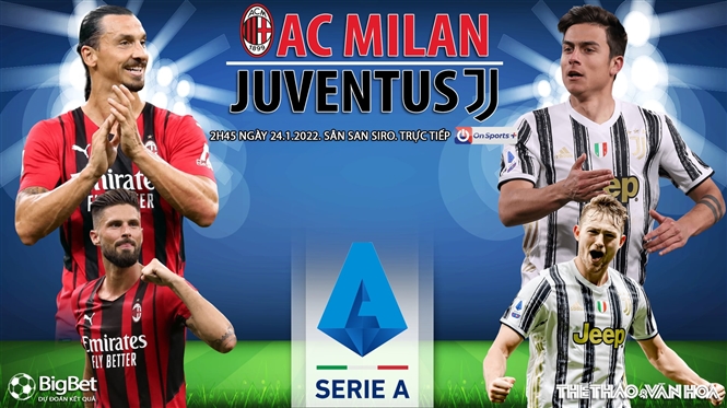 Soi kèo nhà cái Milan vs Juventus. Nhận định, dự đoán bóng đá Serie A (2h45, 24/1)
