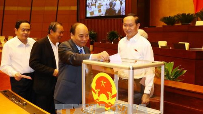 Chính thức bổ nhiệm Bộ trưởng GTVT Nguyễn Văn Thể và Tổng Thanh tra Chính phủ Lê Minh Khái
