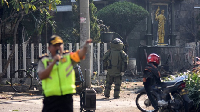 Thêm một vụ nổ ở Đông Java Indonesia sau vụ đánh bom liên hoàn