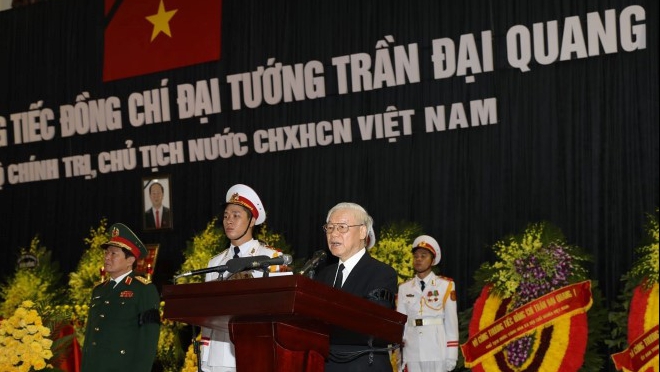 Lời điếu tại Lễ truy điệu Chủ tịch nước Trần Đại Quang