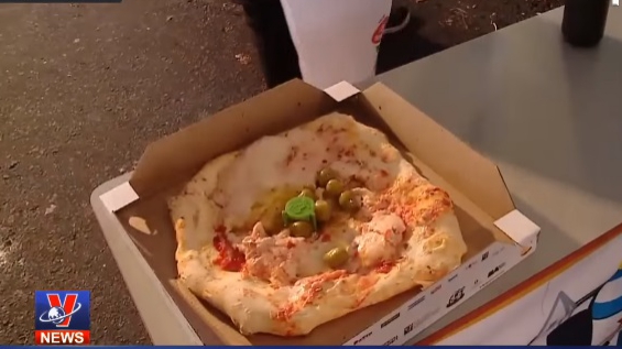 VIDEO xem kỷ lục Guiness mới về Pizza