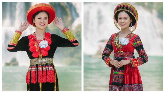 Dàn người đẹp Cao Bằng rực rỡ trong trang phục dân tộc
