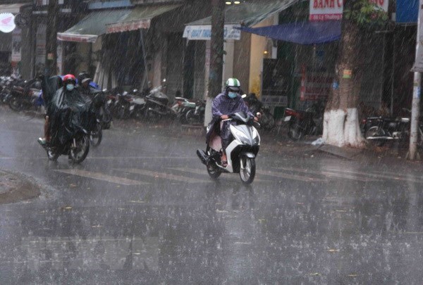 Thanh Hóa đến Thừa Thiên-Huế mưa rào. Ảnh: Internet