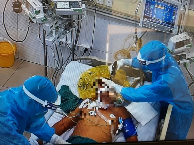 Ca mới mắc ở Hải Dương phải thở máy ngay khi nhập viện 1 Chú thích ảnh