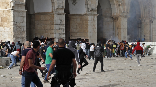Căng thẳng tại quần thể Núi Đền ở Jerusalem. Núi Đền ở Jerusalem. Jerusalem - Vimarsana News