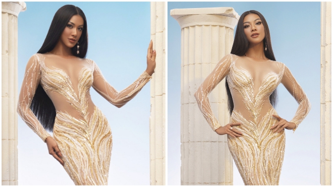 Cận cảnh trang phục dạ hội Á hậu Kim Duyên dự thi Miss Universe 2021
