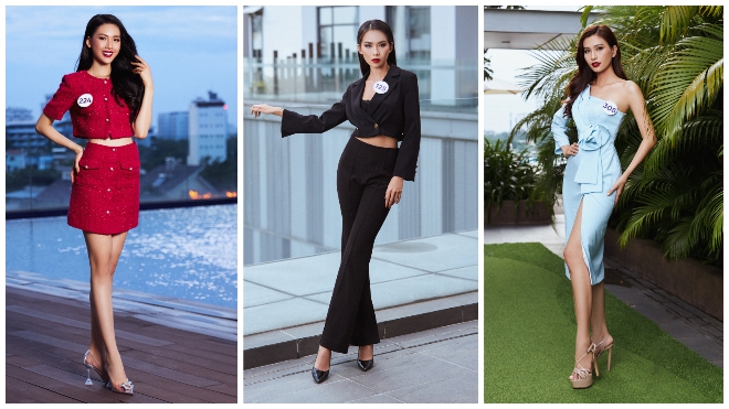 10 người đẹp đầu tiên vào Top 70 Hoa hậu Hoàn vũ Việt Nam 2022