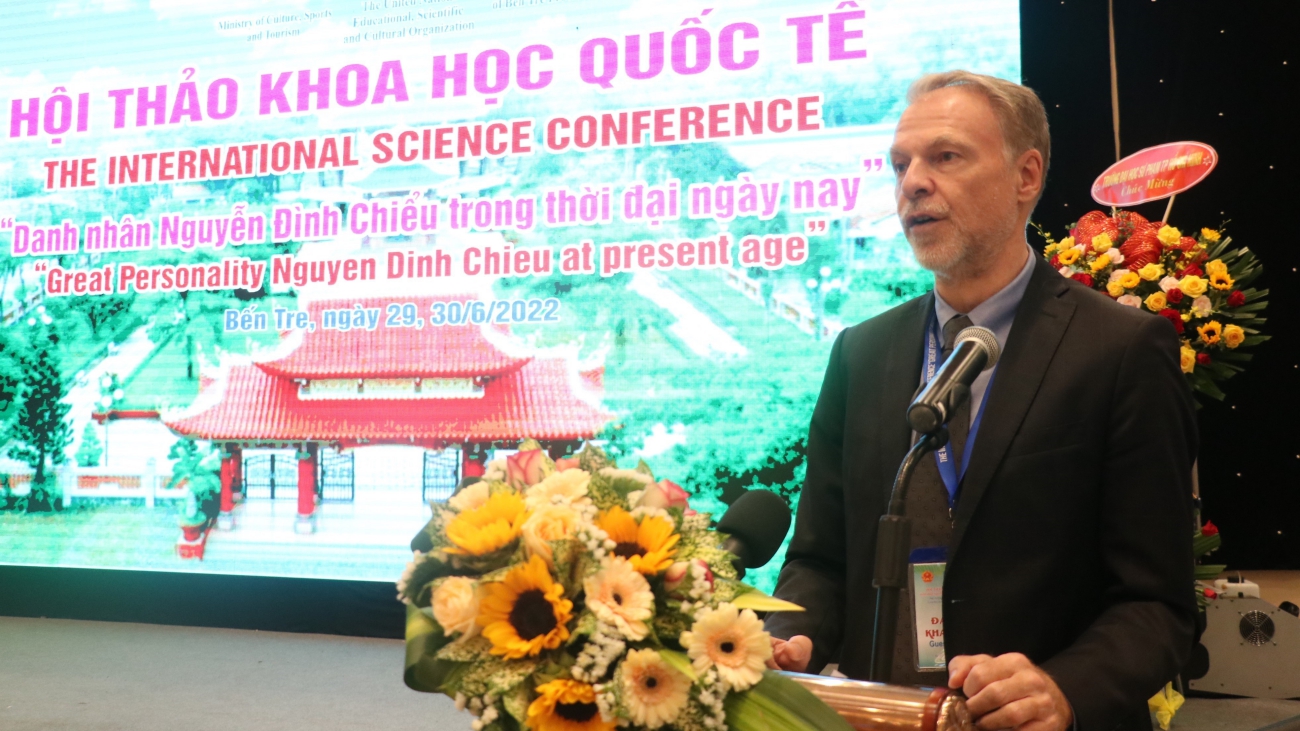 Trưởng đại diện UNESCO tại Việt Nam: Câu chuyện cuộc đời của nhà thơ Nguyễn Đình Chiểu là nguồn cảm hứng với cả nhân loại