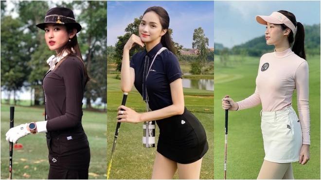 Dàn Hoa hậu trên đường đua nhan sắc với golf