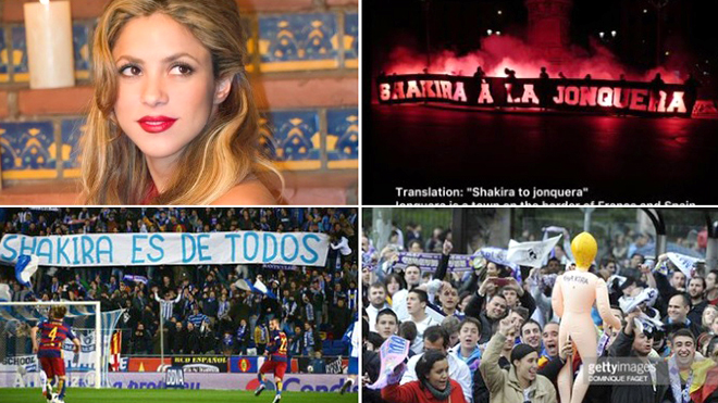 Bên lề trận PSG-Barca: CĐV kêu gọi tôn trọng Shakira