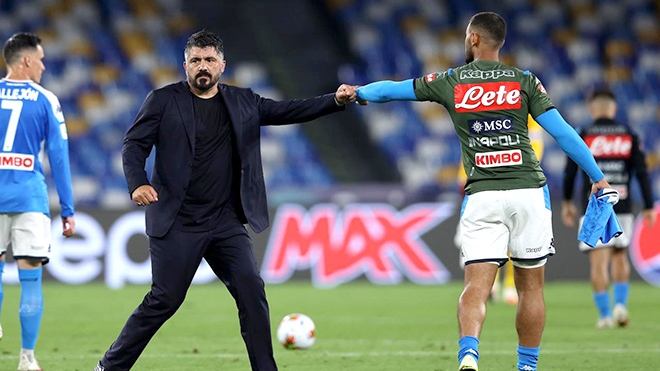 Napoli vào CK Coppa Italia: Câu trả lời của Gattuso