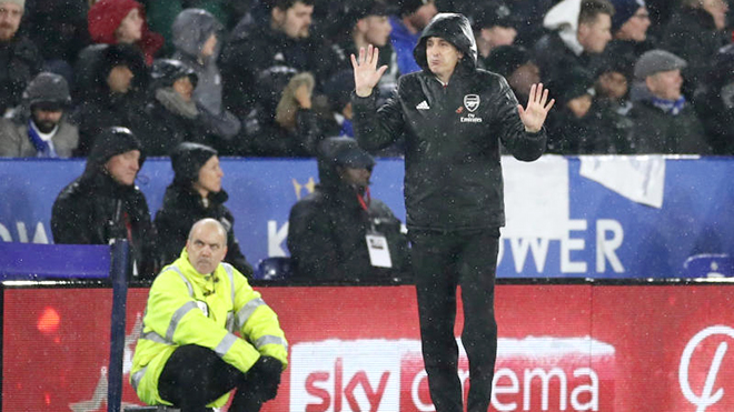 Bong da, bóng đá, bóng đá hôm nay, ket qua bong da, kết quả Leicester vs Arsenal, Leicester vs Arsenal, Arsenal, top 4, BXH Ngoại hạng Anh, Arsenal sa thải Emery, Emery