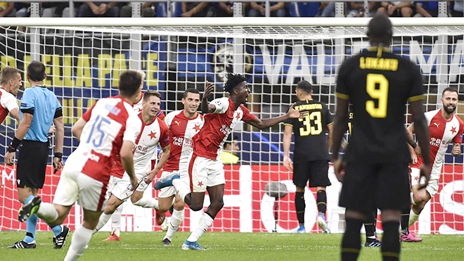 bong da, lich thi dau bong da, truc tiep bong da hôm nay, trực tiếp bóng đá, bong da hom nay, Inter Milan, Inter, Conte, Inter 1-1 Slavia, lịch thi đấu Cúp C3, Cúp C3