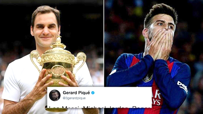 Pique và Federer xung đột vì World Cup quần vợt