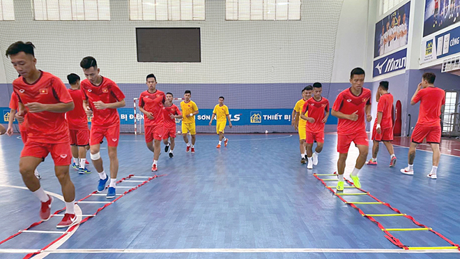 Futsal Việt Nam tự tin hoàn thành mục tiêu lớn