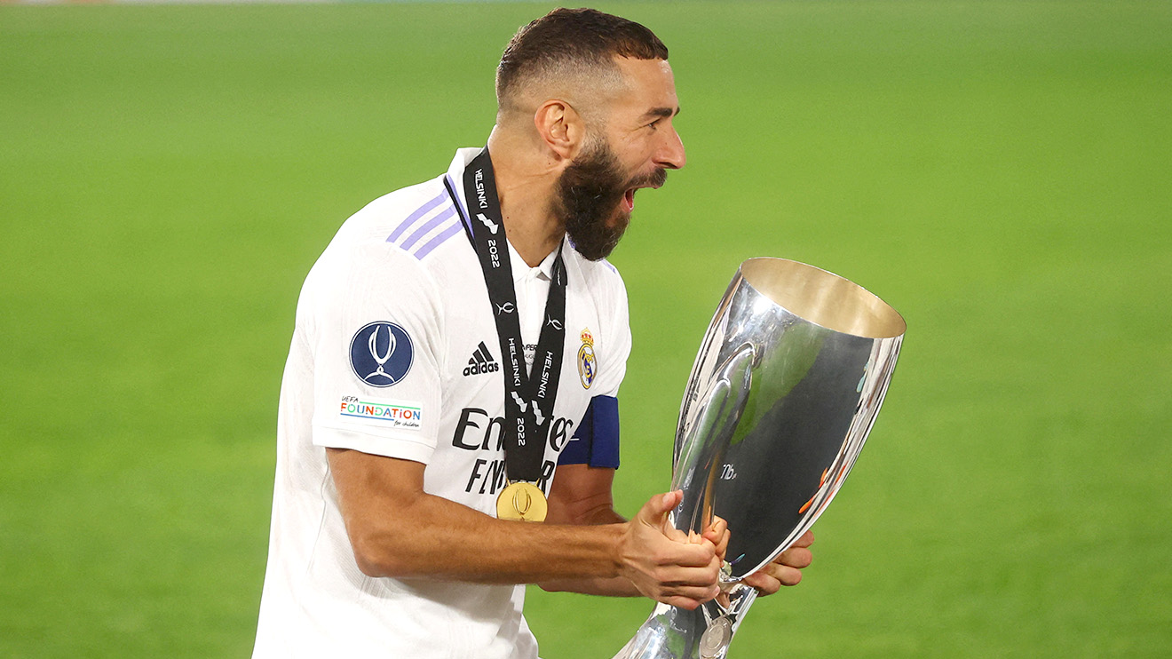 Real Madrid giành Siêu cúp châu Âu, Benzema xứng đáng giành Quả bóng Vàng 2022, kết quả bóng đá, Real Madrid Frankfurt, Kết quả Siêu cúp châu Âu, Benzema, Quả bóng vàng