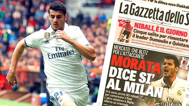 Morata vẫn đang chờ Milan tháo gông khỏi Real Madrid