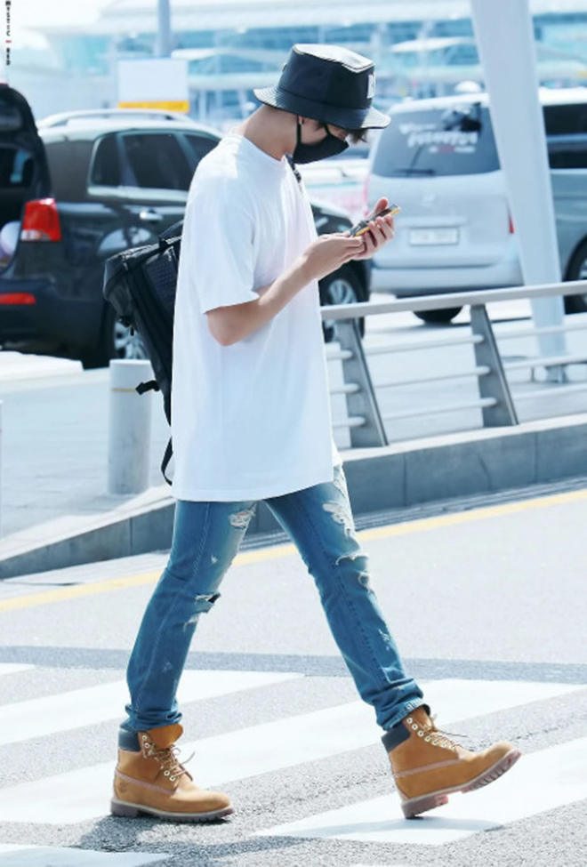 jungkook prada combat boots