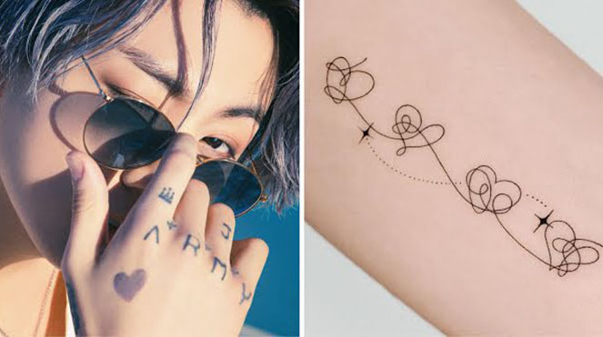 BTS. Hình xăm lấy cảm hứng từ BTS. Jungkook. V BTS. Jimin. Love Yourself. J-Hope - Vimarsana News