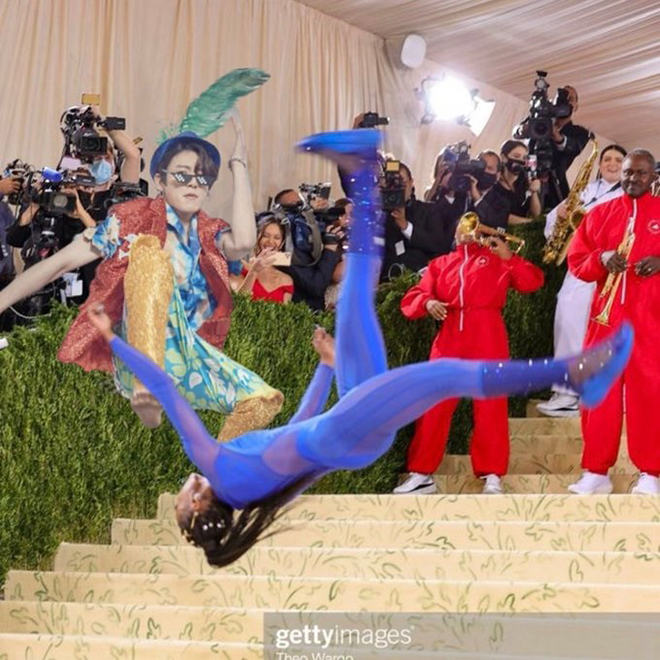 BTS, Meme hài hước do fan chế BTS tại Met Gala 2021, Jungkook, V BTS, RM BTS