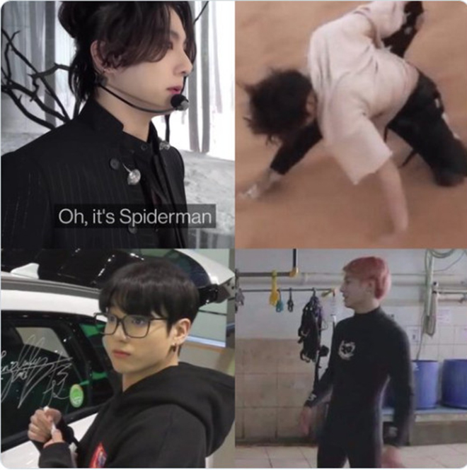 BTS, Jungkook, Jungkook là ứng viên nặng ký cho Spiderman, Jungkook hiểu về nhện