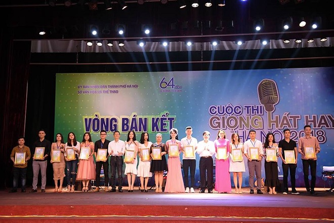 Các thí sinh tại vòng bán kết