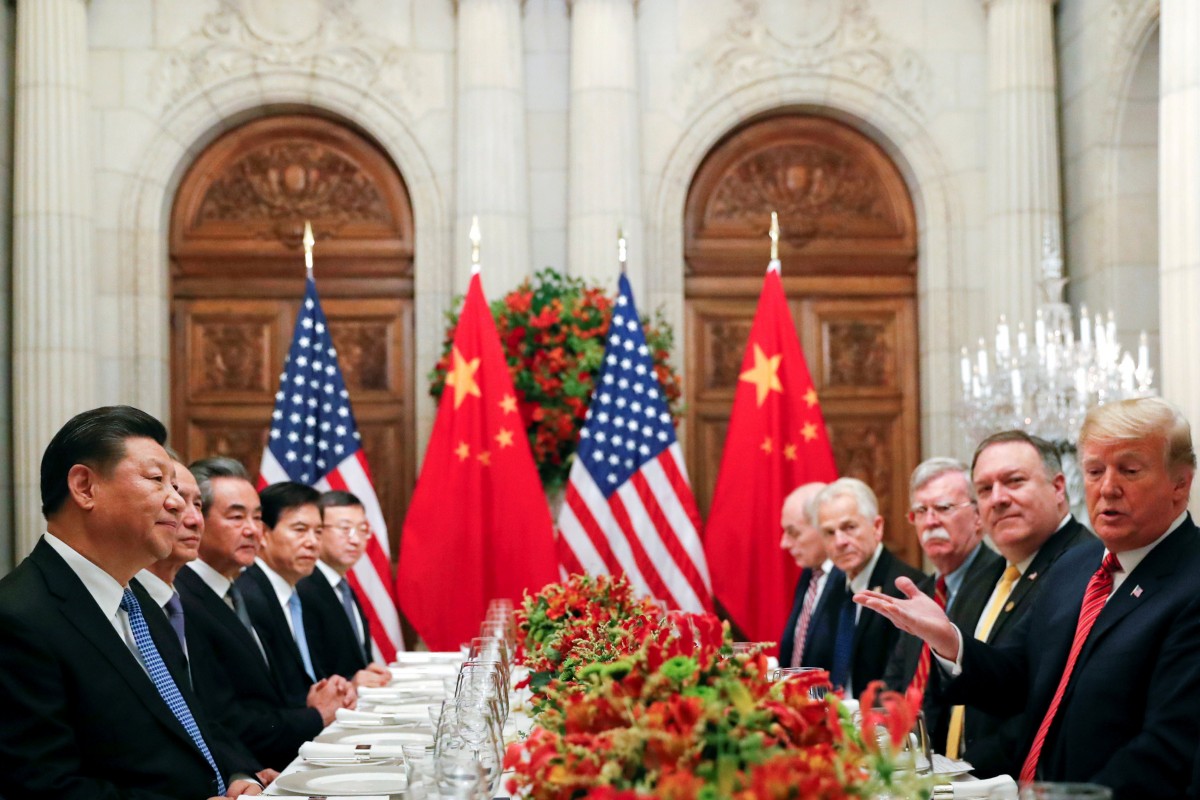 Tổng thống Donald Trump và Chủ tịch Tập Cận Bình gặp gỡ trong khuôn khổ Hội nghị thượng đỉnh G20 ở Osaka, Nhật Bản năm 2019. Ảnh: The New York Times