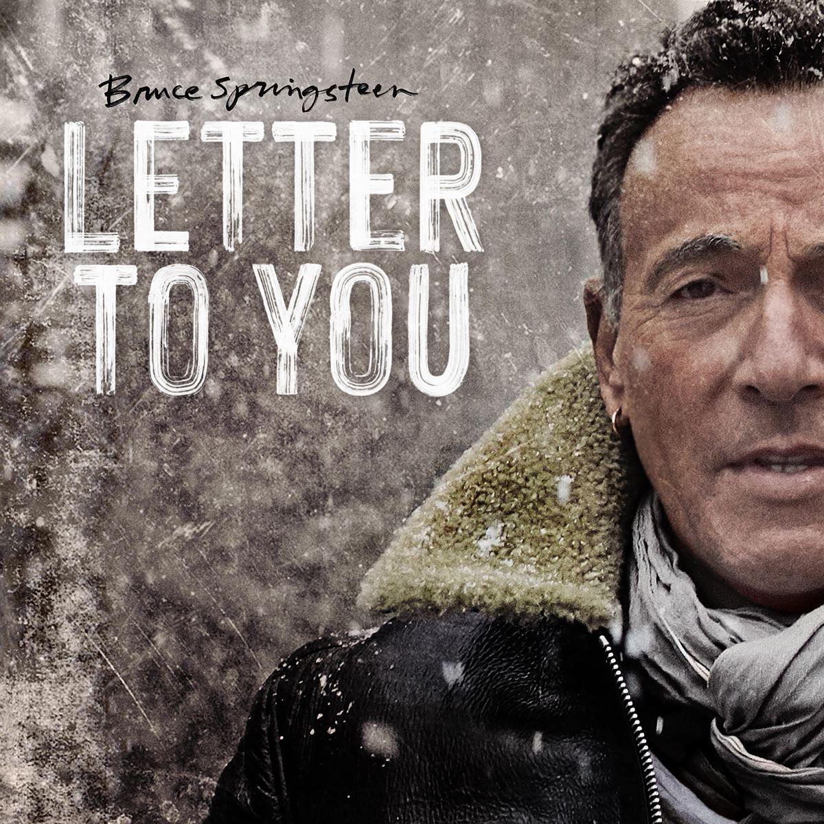 Springsteen trên bìa album "Letter To You"