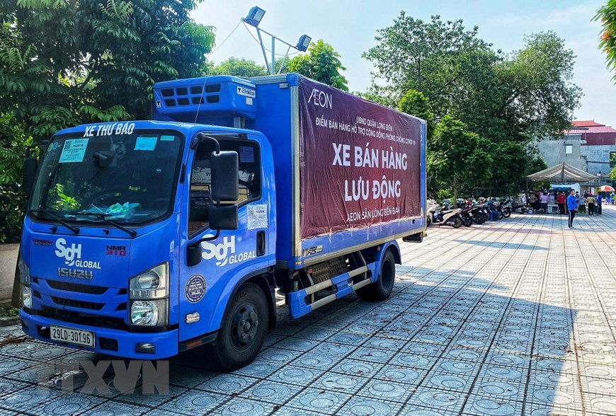 Dịch Covid-19, Dịch Covid-19 tại Hà Nội, Hà Nội bán hàng lưu động, Hà Nội bán hàng lưu động phục vụ người dân, bán hàng lưu động mùa dịch Covid-19, Covid-19