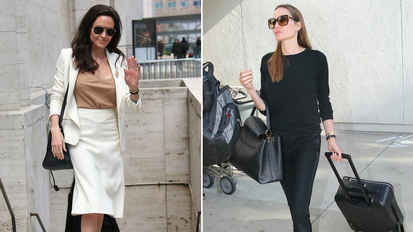 Bí quyết tạo nên phong cách thời trang dạo phố ‘chất’ như Angelina Jolie