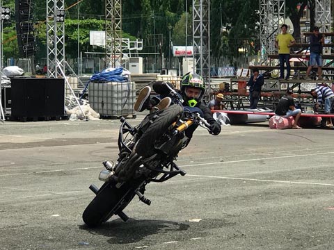 Stunter13 đến từ Ba Lan trình diễn tài nghệ