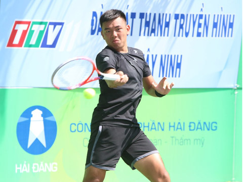 Tay vợt Lý Hoàng Nam. Ảnh: TT